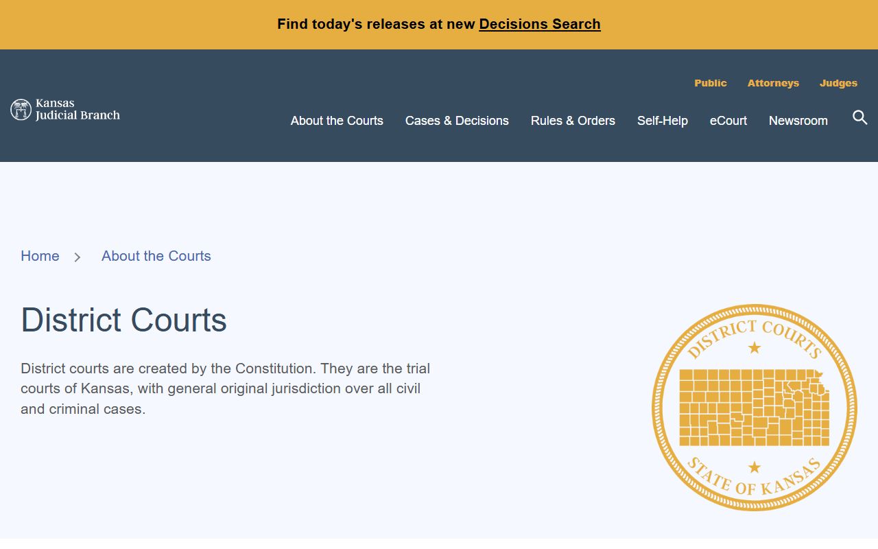 Edwards County District Court Kansas district court overview
