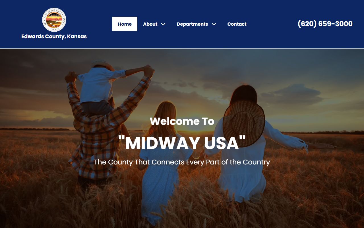 Edwards County court records homepage and courthouse context