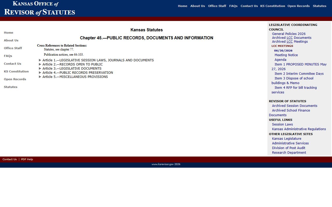 Edwards County warrant records and Kansas Open Records Act access limits